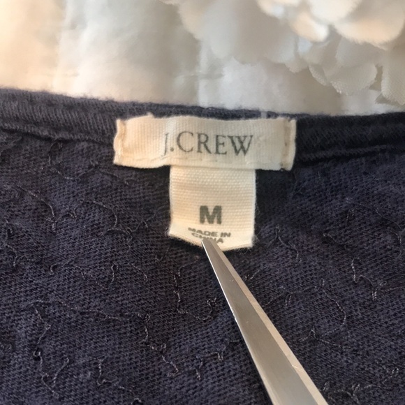 J Crew Long Sleeve Sequin Top Size Medium - Picture 5 of 10